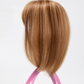 Natürliches Haarteil mit Pony für Frauen