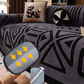 ✨ Plüsch Sofaüberwurf - Extra Dicke & Rutschfeste Decke mit Elastischen Kanten für Herbst und Winter 🍂❄️