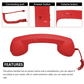 ⏰Retro Telefon-Hörer – Einzigartiges Geschenk für besondere Anlässe ✨