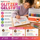 🎁 Glitzer‑Gelstifte‑Set, bunte Glitzertinten für Notizen, Malen, Basteln und Scrapbooking