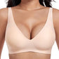 🔥Neujahrsverkauf 55% Rabatt💕Damen Komfortabler Bügelloser Nahtloser Tiefer V-Ausschnitt BH