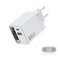 ✨⚡3-in-1-GaN-Ladegerät, 65W-Schnellladegerät für Smartphones mit Typ-C-Kabel und 2 USB-Anschlüssen