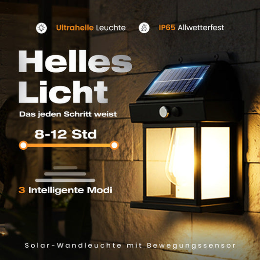 🐺✨ 1 kaufen, 1 gratis! Bewegungs-Sensor Solar-Wandleuchte in Wolfram-Design – automatisch, wetterfest & energieautark. Perfekte Sicherheitsbeleuchtung für Garten und Eingang. 🌞🔋