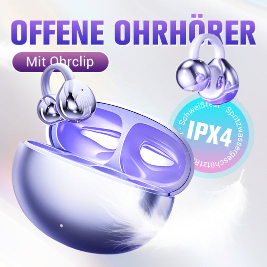 Bluetooth-Kopfhörer mit Ohrclip