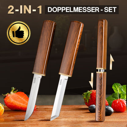 2-in-1 Doppelmesser-Set