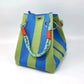 🌴 Boho Gestreifter Strick-Bucket-Bag für Damen – Handgemachte Sommer-Strand-Umhängetasche