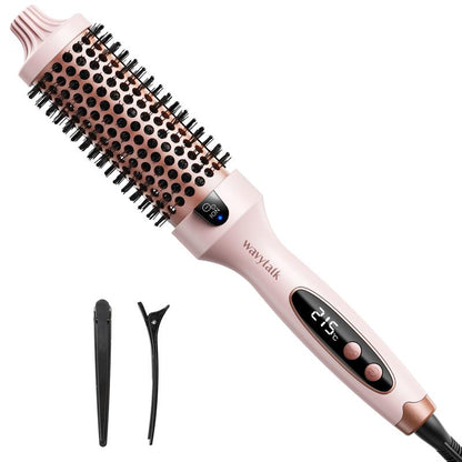 ✨ Premium-Wärmebürste – Maximales Volumen, Keramikbeschichtung & einstellbare Temperatur – Traumhafte Wellen in 10 Minuten 🔥