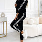 Dreiteiliges Damen-Set – Jacke und Baseballhose, Bequem und Sportlich