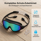 🏊 Kinder Schwimmbrillen Set 2 Stück, Anti-Beschlag & UV-Schutz, Weitwinkel-Glas mit Silikon-Dichtung & integrierten Ohrenstöpseln, bequemer Sitz für Jungen & Mädchen ✨