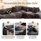 ✨ Plüsch Sofaüberwurf - Extra Dicke & Rutschfeste Decke mit Elastischen Kanten für Herbst und Winter 🍂❄️