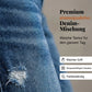 ✈️Versandkostenfrei👖 50% Rabatt: Damen Slim-Fit Jeans im Used-Look | Mit Fransensaum & bequemem Premium-Denim ✨