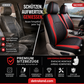 🛋️ 9-teiliges Leder-Autositzbezug-Set – Universelle Passform, atmungsaktiv & pflegeleicht – Perfekter Innenraum für Autos & SUVs ✨