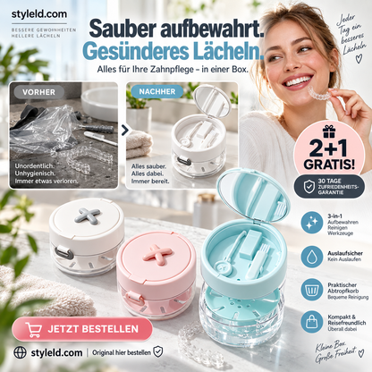 ⏰All-in-One-Aufbewahrungssetui für Zahnspangen