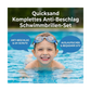 🏊 Kinder Schwimmbrillen Set 2 Stück, Anti-Beschlag & UV-Schutz, Weitwinkel-Glas mit Silikon-Dichtung & integrierten Ohrenstöpseln, bequemer Sitz für Jungen & Mädchen ✨