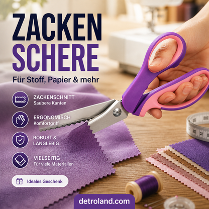 🥳✨ Multifunktionale Zickzack-Schere, gezackte Schere ✂️🧵