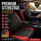 🛋️ 9-teiliges Leder-Autositzbezug-Set – Universelle Passform, atmungsaktiv & pflegeleicht – Perfekter Innenraum für Autos & SUVs ✨