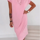 💐 Lässiges Kurzarm-T-Shirt-Kleid für Damen
