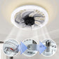 💡2-in-1 dimmbare Deckenventilatorlampe mit Fernbedienung – Leise, verstellbar und platzsparend