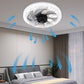 💡2-in-1 dimmbare Deckenventilatorlampe mit Fernbedienung – Leise, verstellbar und platzsparend