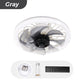 💡2-in-1 dimmbare Deckenventilatorlampe mit Fernbedienung – Leise, verstellbar und platzsparend
