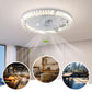 💡2-in-1 dimmbare Deckenventilatorlampe mit Fernbedienung – Leise, verstellbar und platzsparend