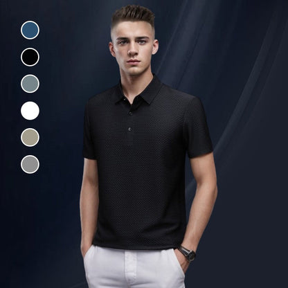 Sommerliches T-Shirt aus Eis-Seide für Herren
