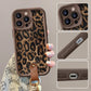 Leopard Print Tasche für iPhone mit Lanyard