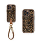 Leopard Print Tasche für iPhone mit Lanyard