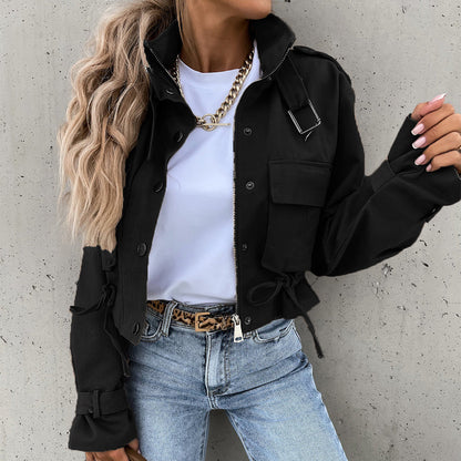 🧥✨ Damen Bikerjacke – Kurze Jacke, Modern & Vielseitig für den Alltag