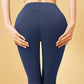 Hochgeschnittene figurformende Leggings mit Bauchkontrolle