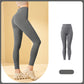 Hochgeschnittene figurformende Leggings mit Bauchkontrolle