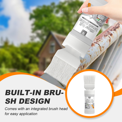 🖌️ Wasserbasierte Metallic-Silber-Farbe – Deckend, schnell trocknend & mit integriertem Pinsel – Ideal für kreative Projekte & Deko ✨