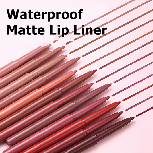 🌸💐Wasserfestes Matte Lip Liner Set in 12 Farben
