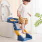 🧒 Toilettensitz mit Treppe – PU‑gepolstert, höhenverstellbar & sicher ✨