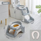 🧒 Toilettensitz mit Treppe – PU‑gepolstert, höhenverstellbar & sicher ✨