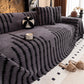 ✨ Plüsch Sofaüberwurf - Extra Dicke & Rutschfeste Decke mit Elastischen Kanten für Herbst und Winter 🍂❄️