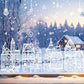 🎄Weihnachtsdorf-Fensterbilder-Set