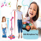 Mikrofon-Spielzeug, Karaoke-Maschine mit Licht, Singmaschine, Musikspielzeug für Kinder, Geburtstagsgeschenk für Mädchen