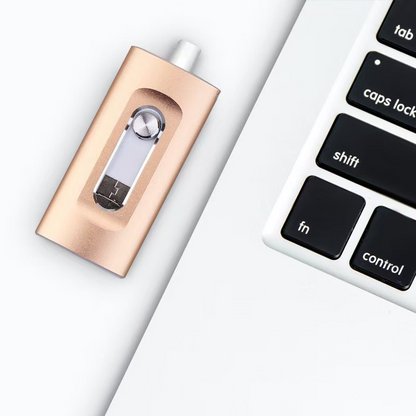 🚀 Über 3.000 verkaufte Einheiten!!! Drei-in-eins-USB-3.0-Speicherstick – Kostenloser OTG- + Typ-C-Adapter im Lieferumfang enthalten