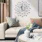 ✨🕰️ 60 % Rabatt ⚡ Kreative Strass-Wanduhr – leiser, minimalistischer Luxus für Wohnzimmer, Esszimmer und Eingangsbereich! 💎🏡