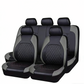 🛋️ 9-teiliges Leder-Autositzbezug-Set – Universelle Passform, atmungsaktiv & pflegeleicht – Perfekter Innenraum für Autos & SUVs ✨