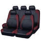 🛋️ 9-teiliges Leder-Autositzbezug-Set – Universelle Passform, atmungsaktiv & pflegeleicht – Perfekter Innenraum für Autos & SUVs ✨