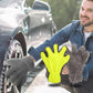 Doppelseitige Fünf-Finger-Autowaschhandschuhe