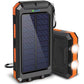⚡ Tragbare Solar-Powerbank – Doppel-LED & Solarladung ✨