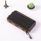 ⚡ Tragbare Solar-Powerbank – Doppel-LED & Solarladung ✨
