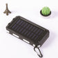 ⚡ Tragbare Solar-Powerbank – Doppel-LED & Solarladung ✨