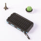 ⚡ Tragbare Solar-Powerbank – Doppel-LED & Solarladung ✨