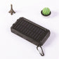 ⚡ Tragbare Solar-Powerbank – Doppel-LED & Solarladung ✨