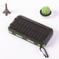 ⚡ Tragbare Solar-Powerbank – Doppel-LED & Solarladung ✨