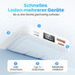 💥 10000mAh & 22.5W Schnellladung – Deine kabellose Energie für Reise und Büro.